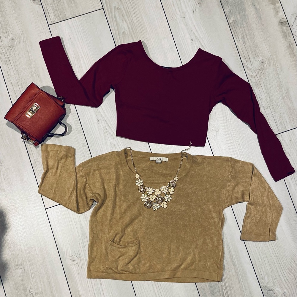Long Sleeve Crop Top Bundle